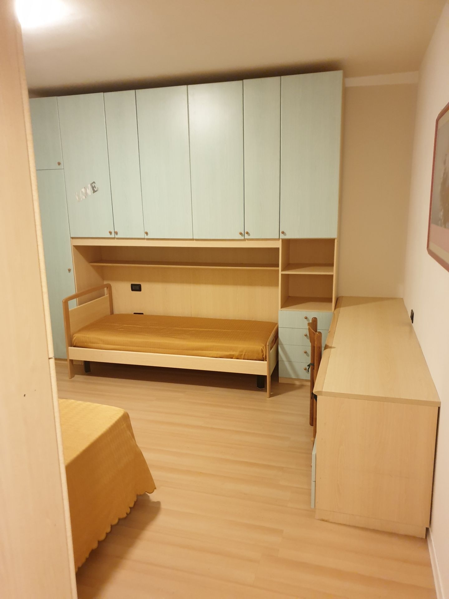 Posto letto in doppia con bagno privato e balcone