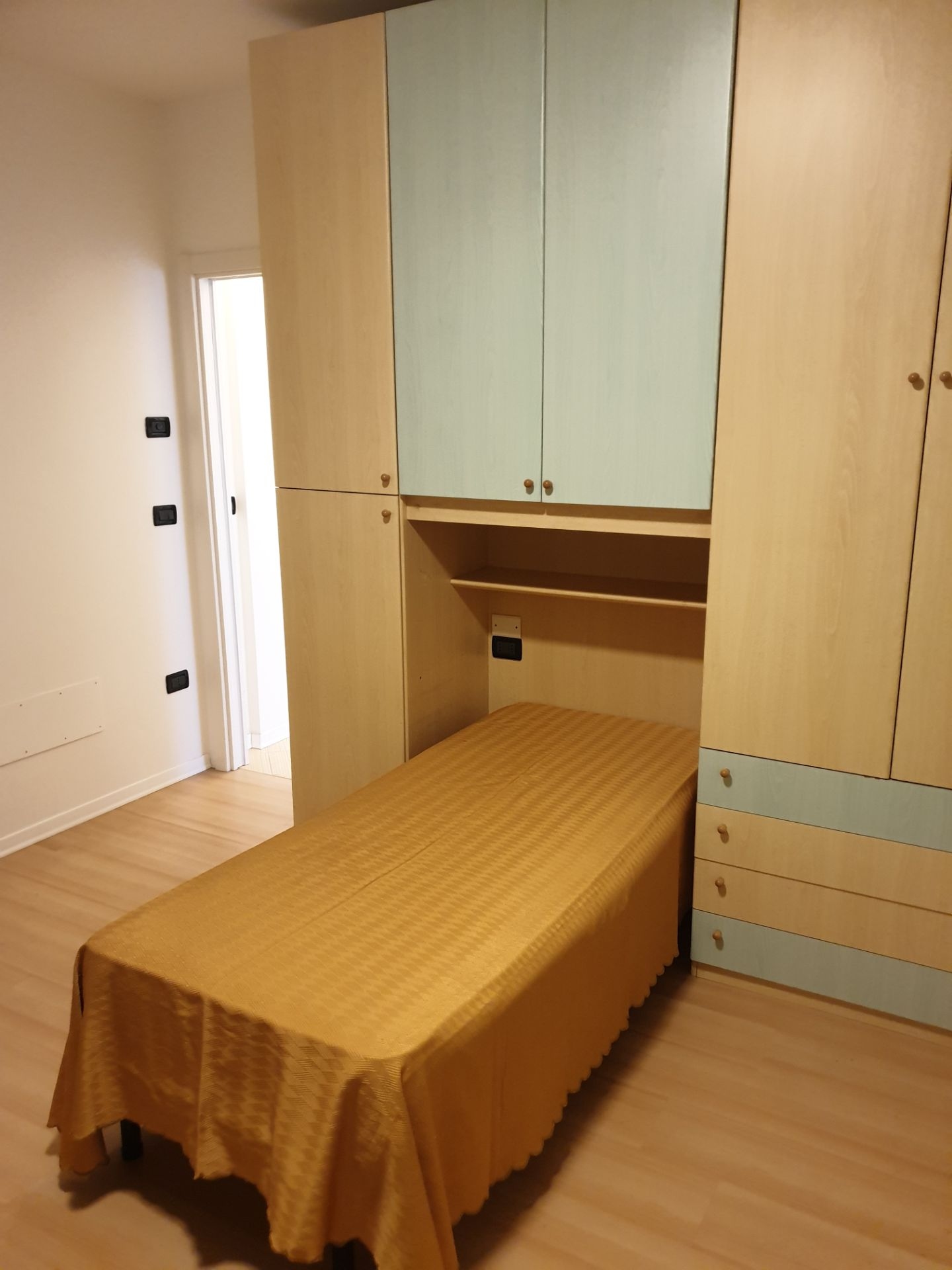 Posto letto in doppia con bagno privato e balcone