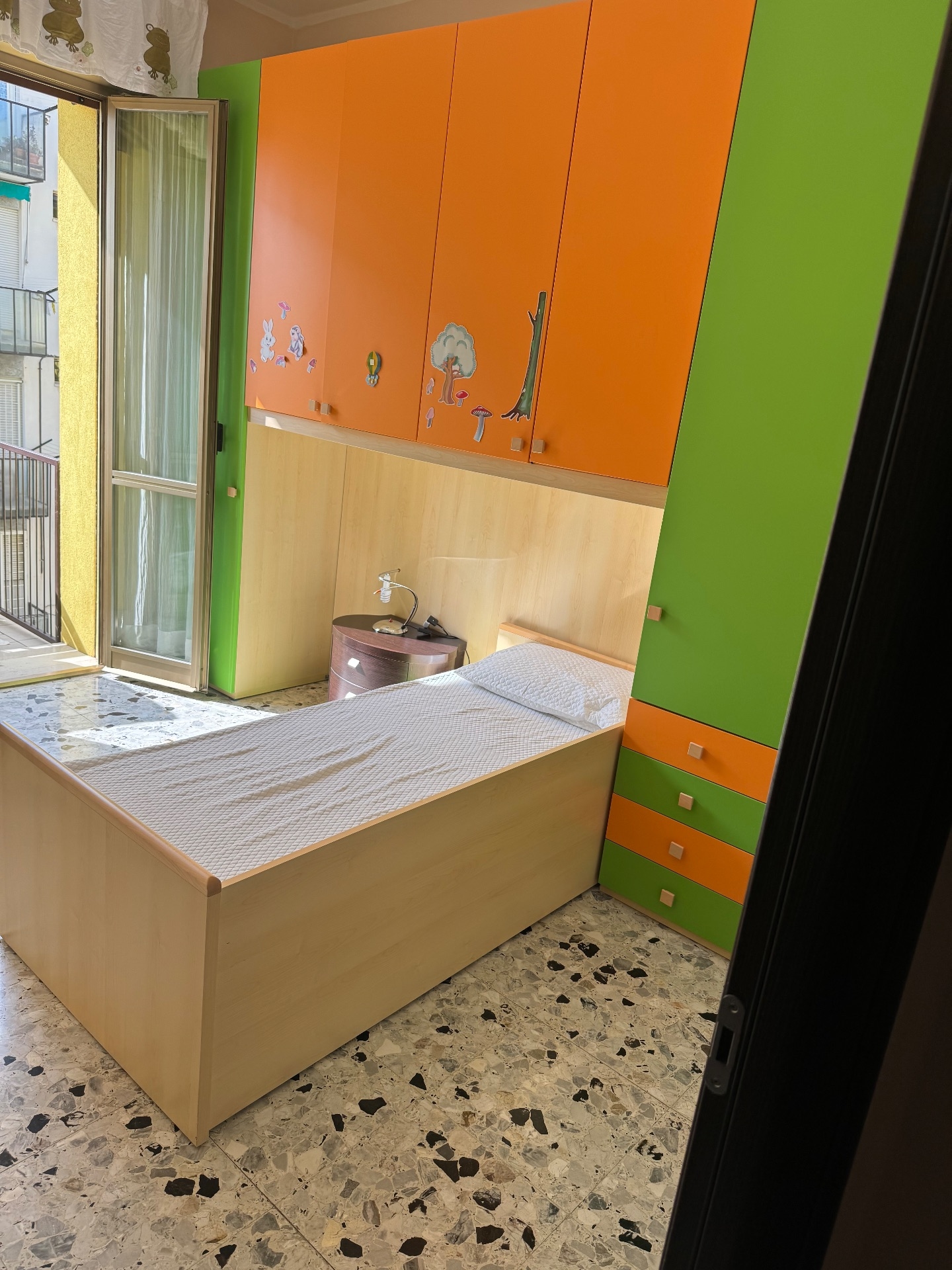 Single room with AC and balcony — student accomodation