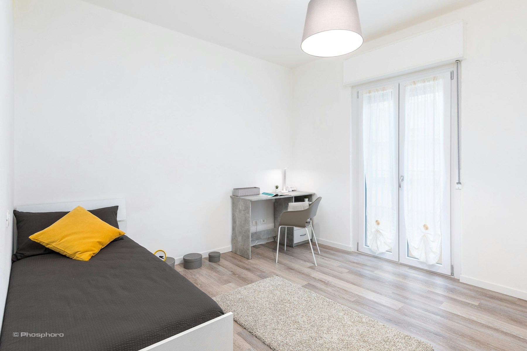 Ampia Singola con Balcone Privato