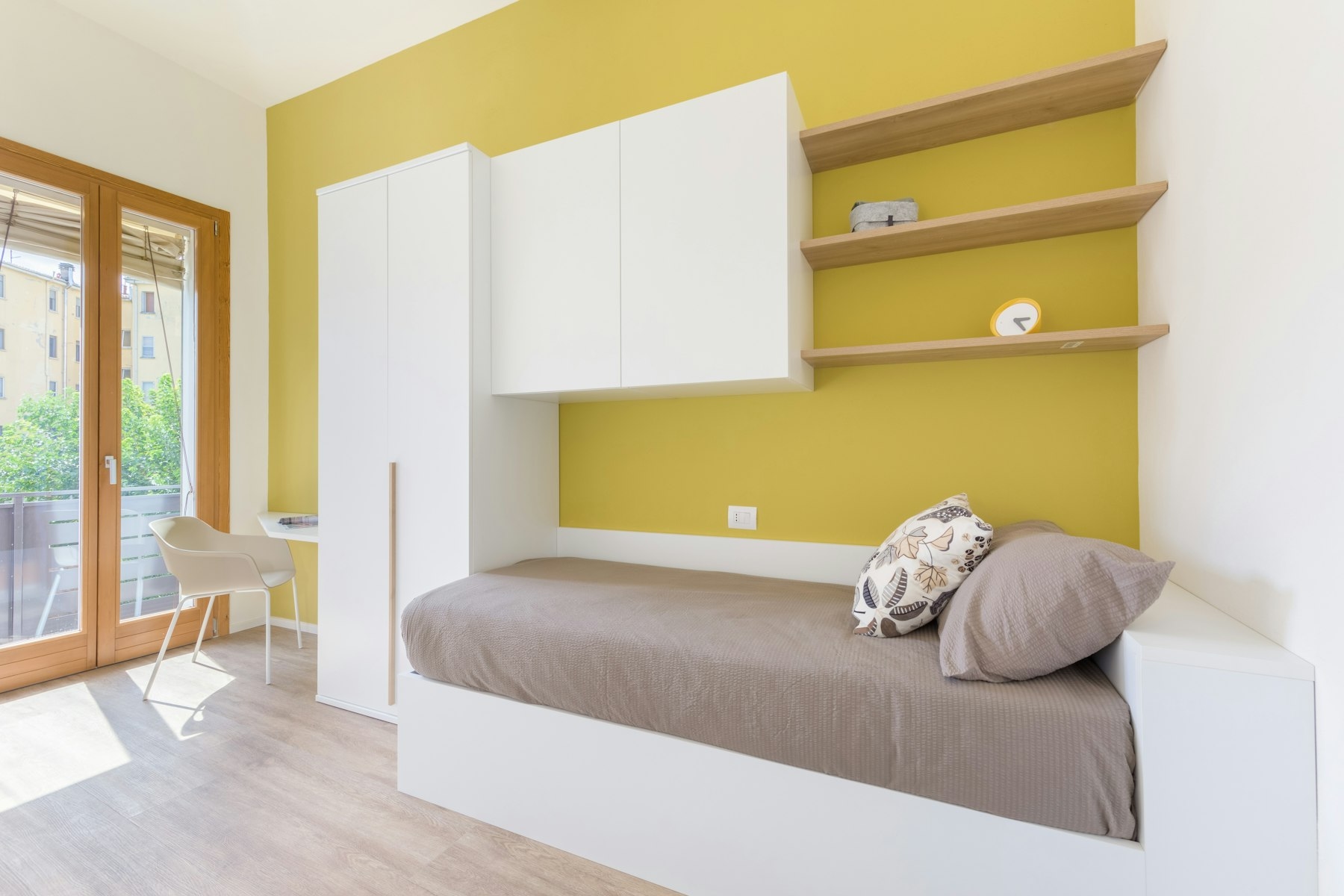 Nella Residenza PHO.ROOM Singola dai Toni Vivaci