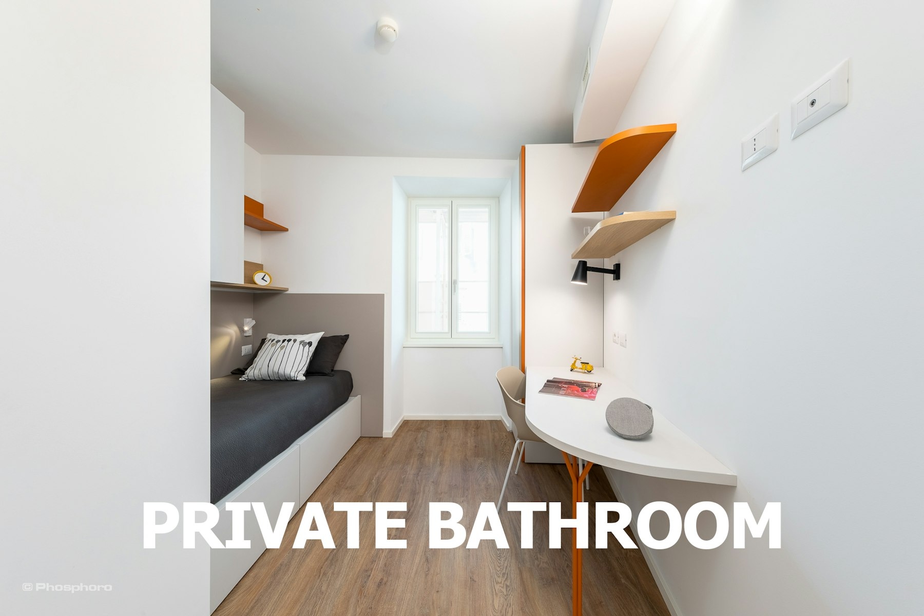 Singola accogliente con bagno personale e ambiente climatizzato