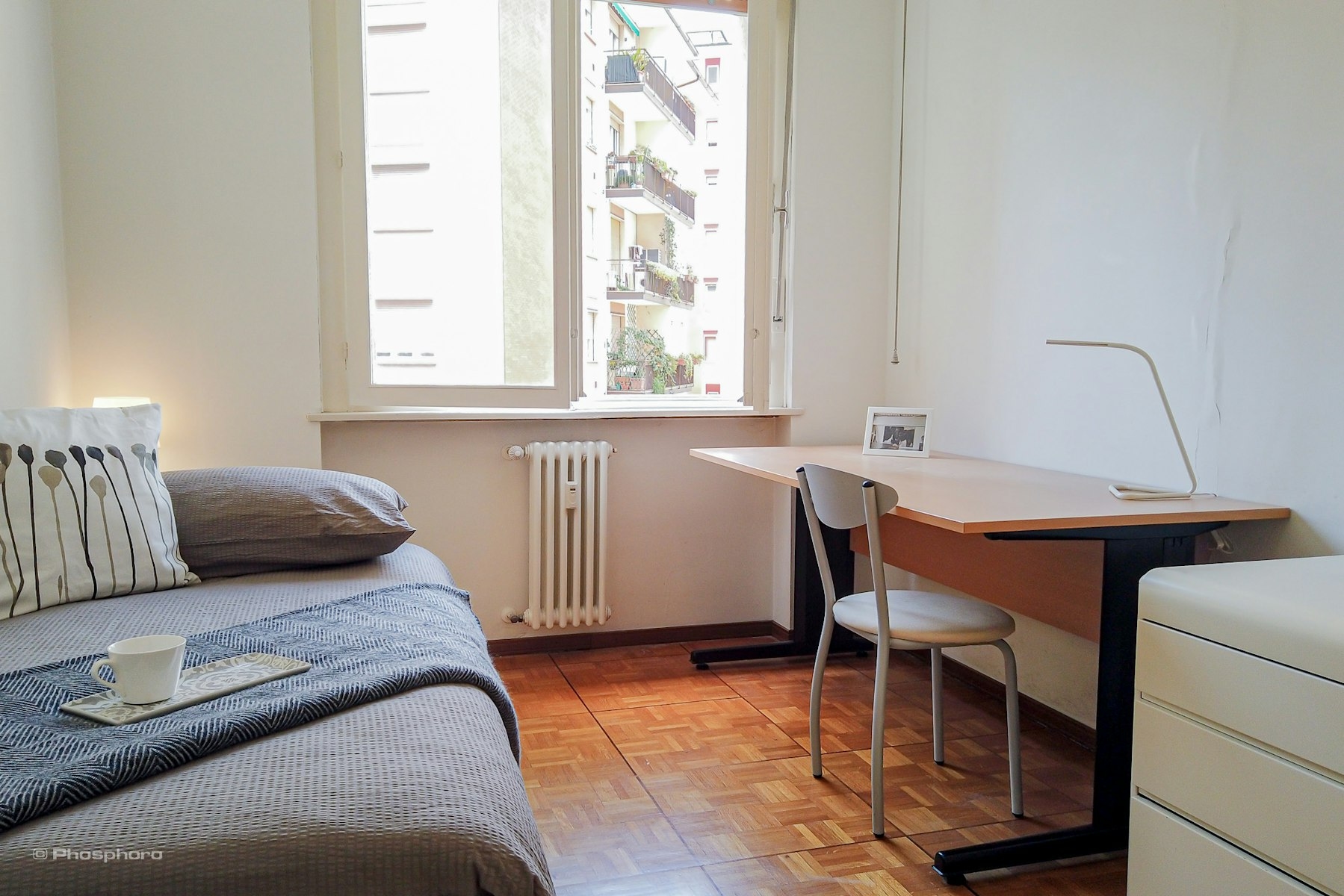 Luminosa Singola Vicino all'Ospedale