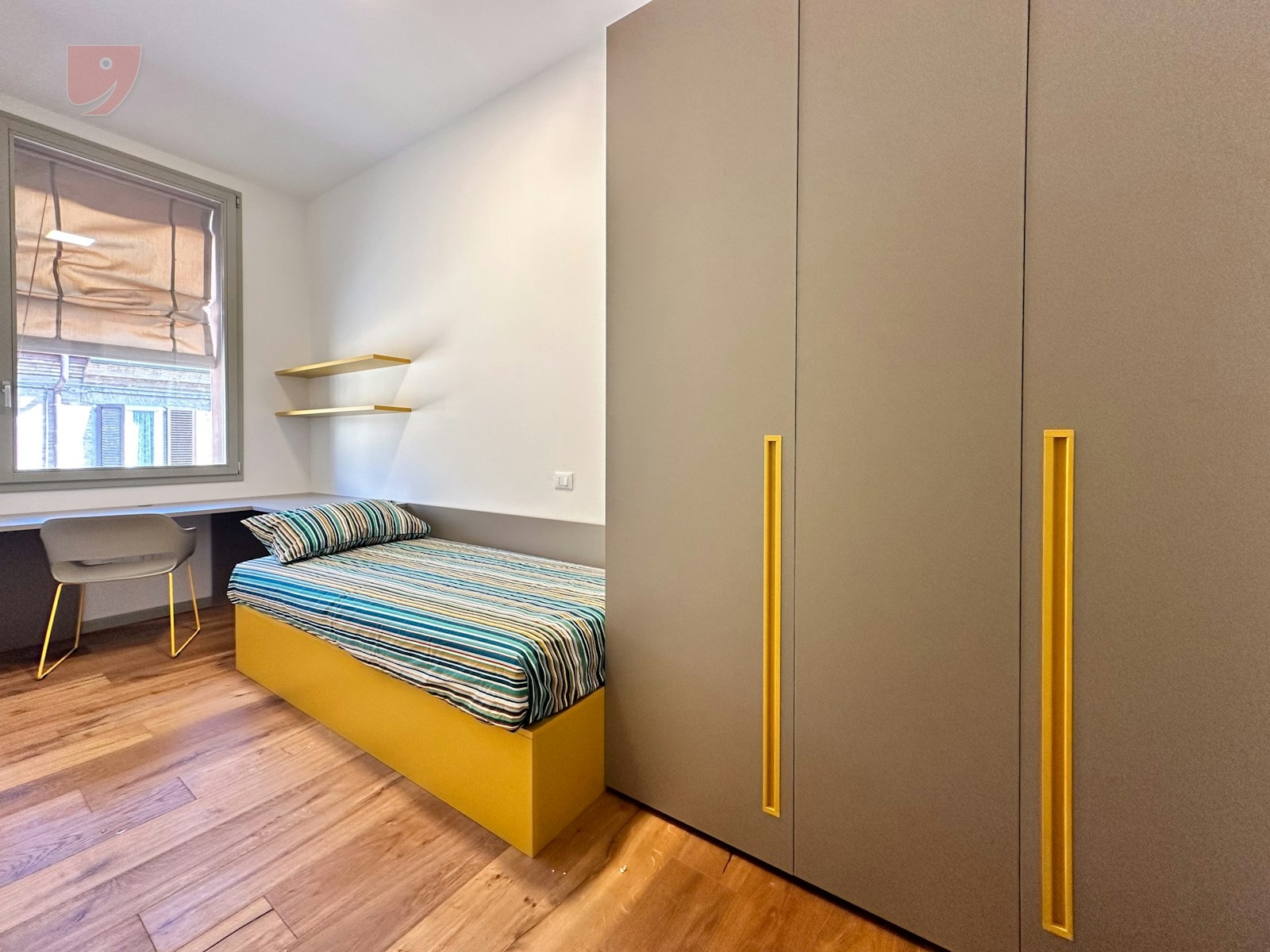 Stanza Silenziosa in Zona Dinamica, con Clima e Giardino!