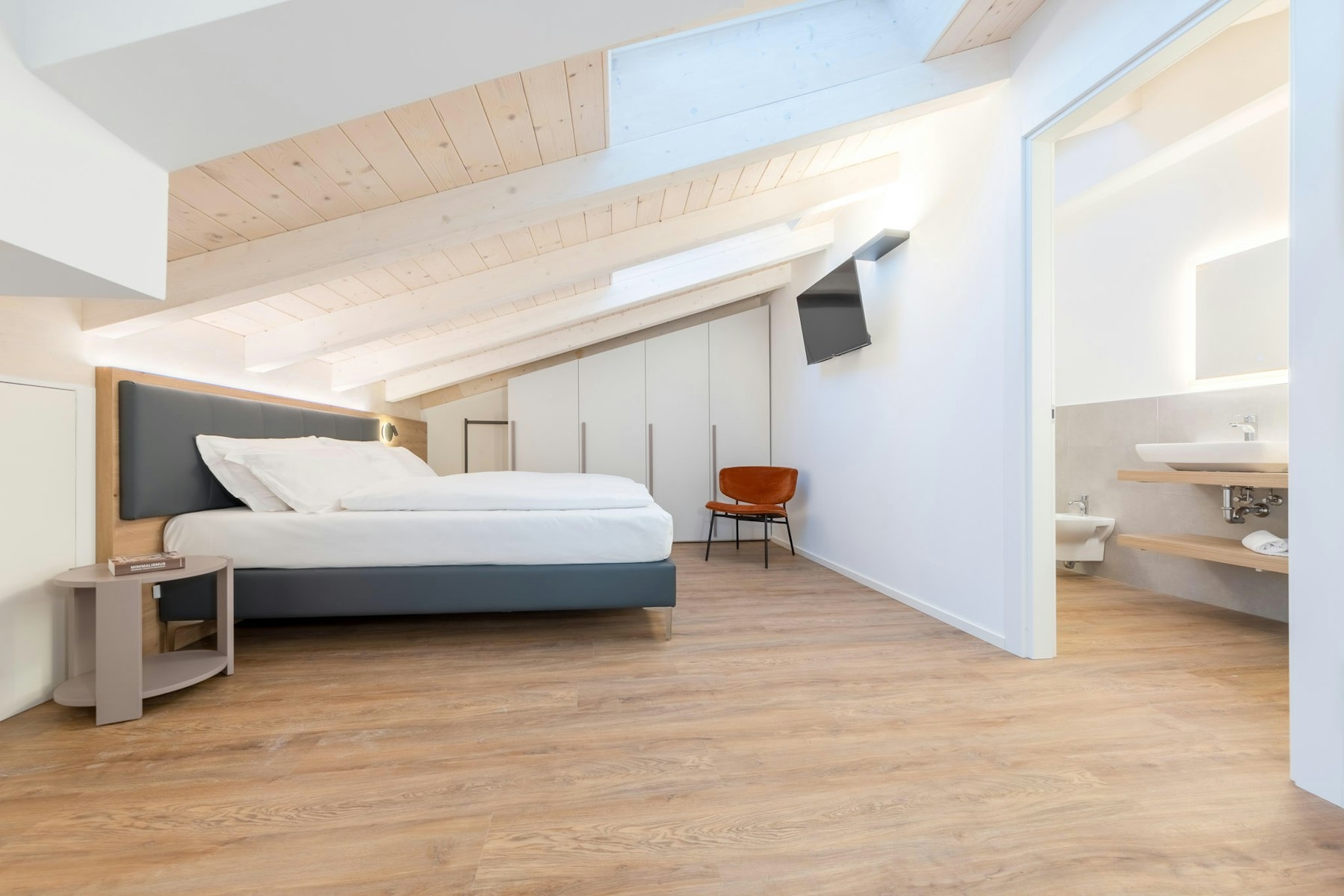 Ampia matrimoniale moderna con bagno privato