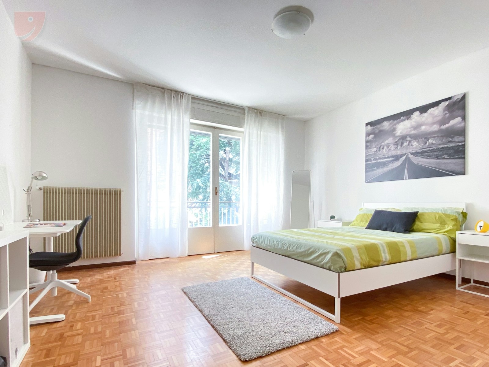 Luminosa Singola in Appartamento di Studenti