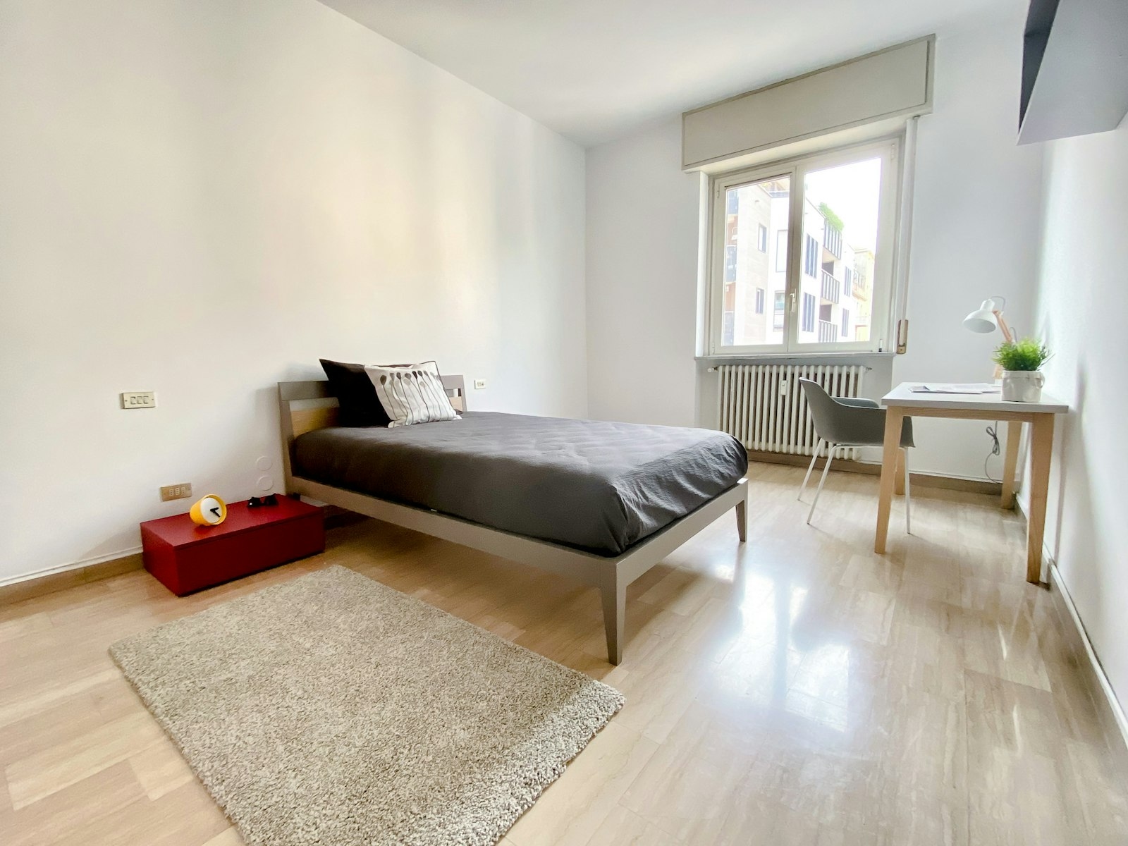 Ampia Singola con Letto Matrimoniale