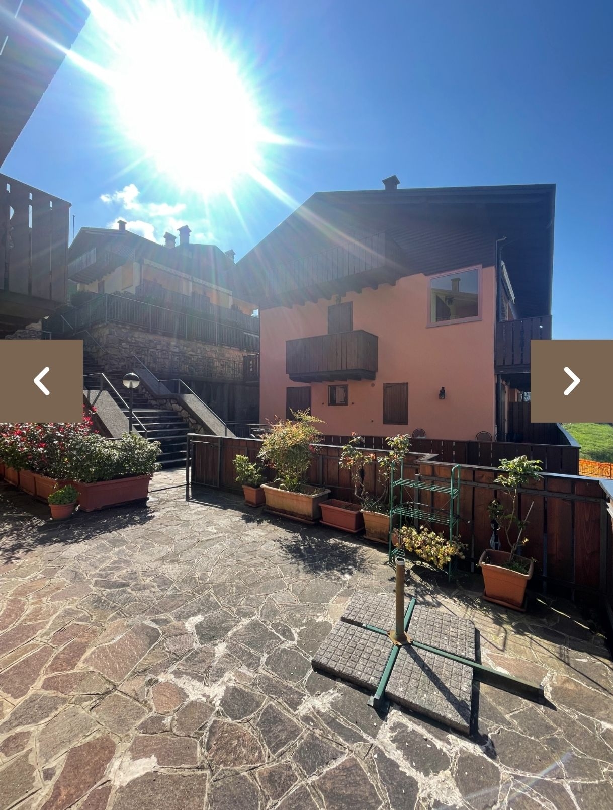 Accogliente bilocale arredato con balcone