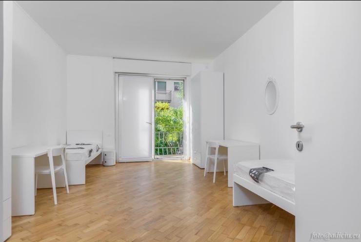 Posto letto in doppia grande e confortevole