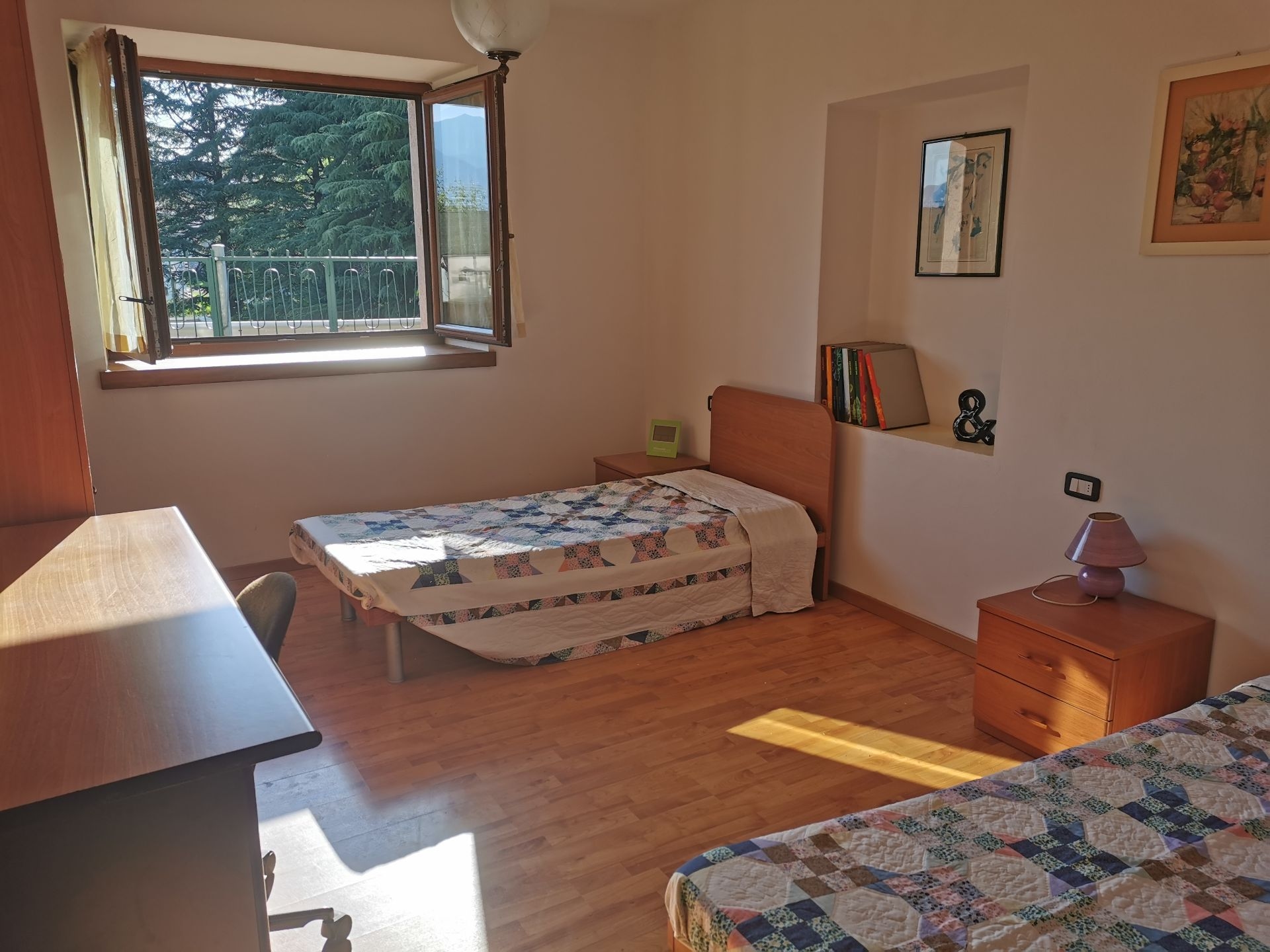 Posto letto in doppia spaziosa