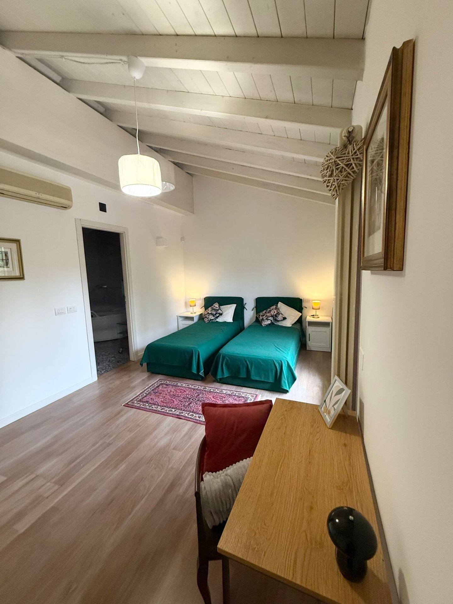 Posto letto in doppia con balcone e bagno privato