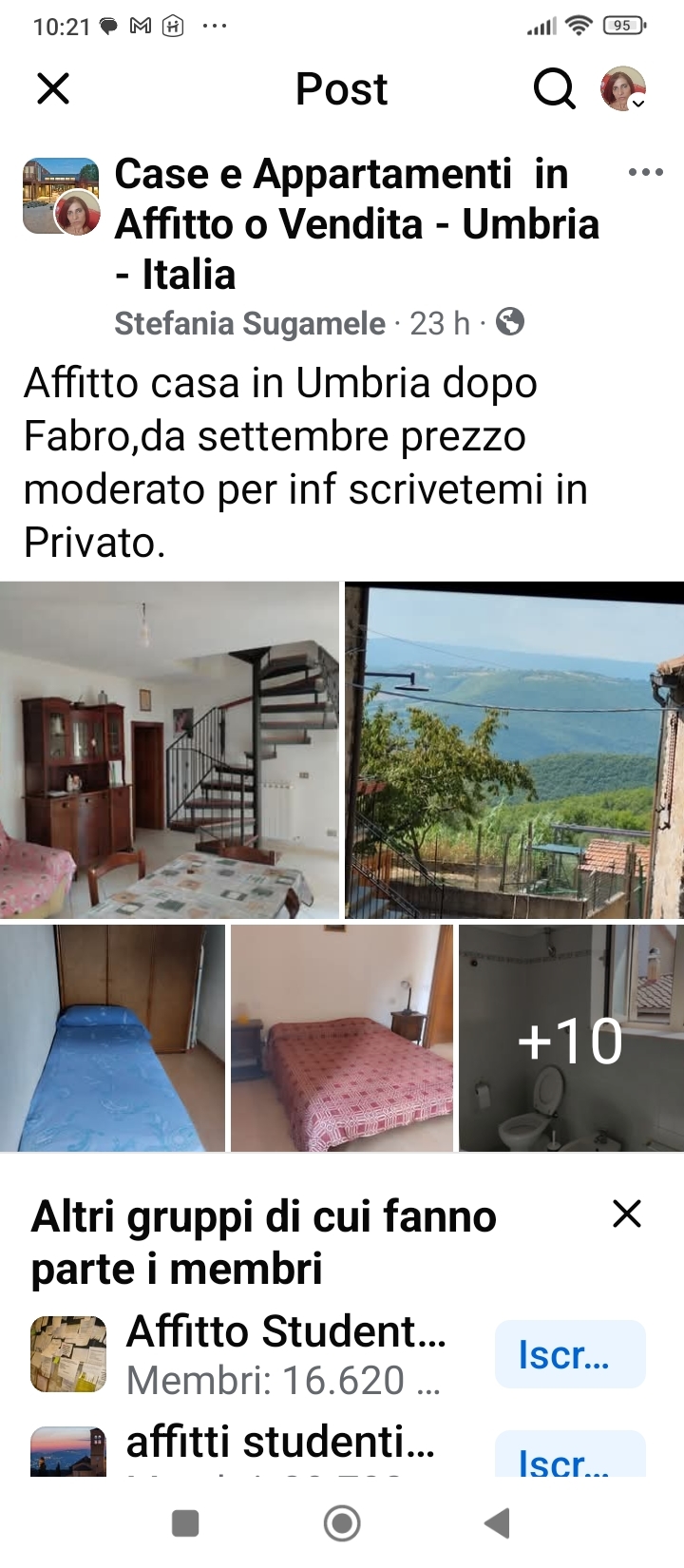 Furnished apartment in Parrano with modern comforts