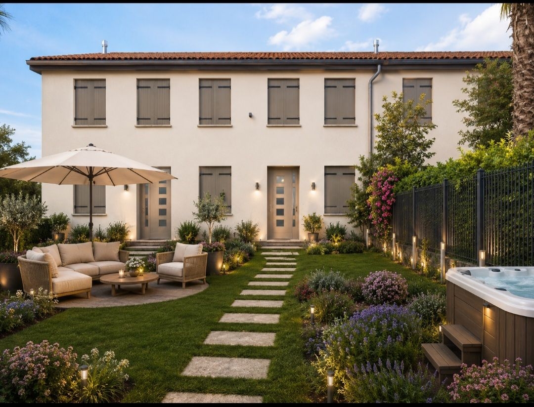 Nuova schiera A4 con giardino a Mira