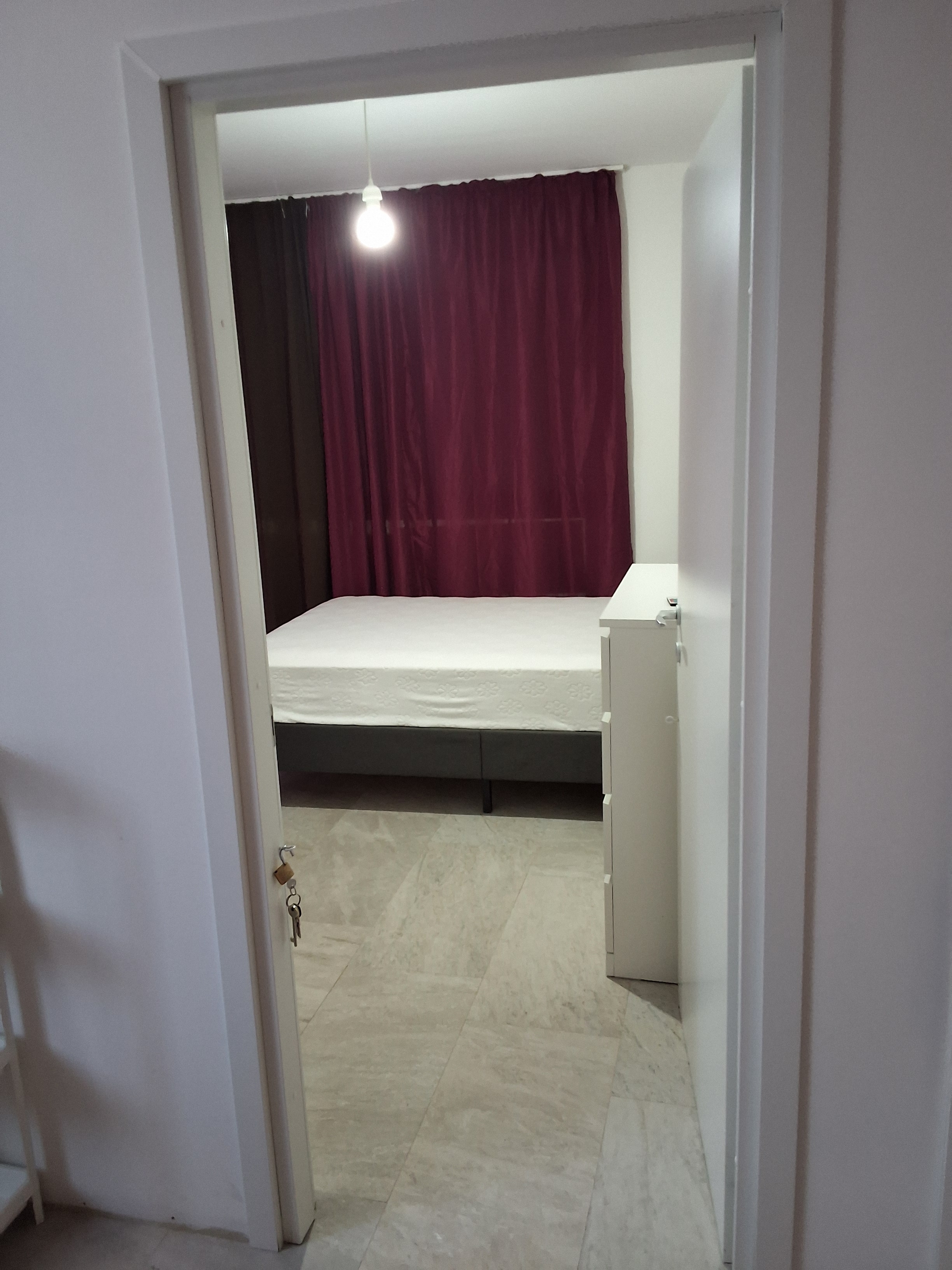 Posto letto in doppia — singola con balcone